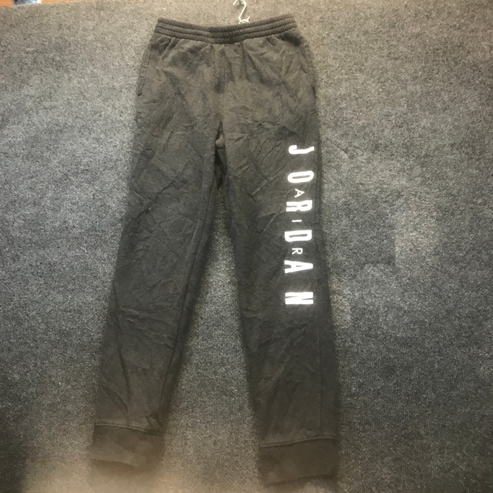 Jordan Jogger Sweatpants Boys XL (25x26) Gray Fleece Graphic Athletic